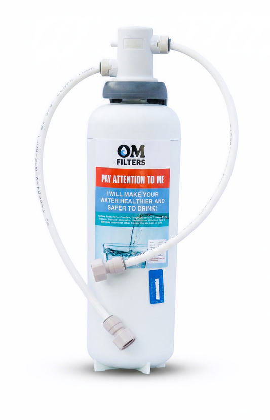 om filters water filtration system