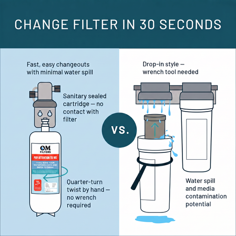 OM01 Replacement Water Filters